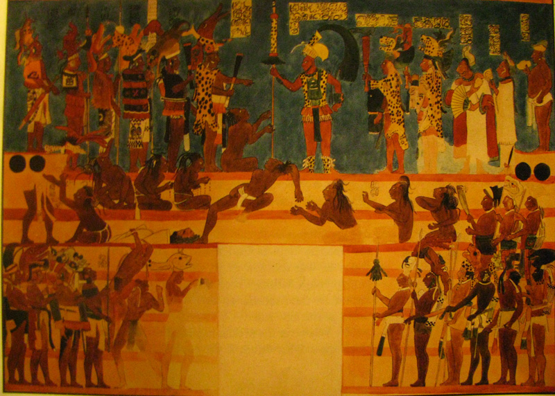 Mayan Lamp art work that is the basis for the Mayan Lamp.